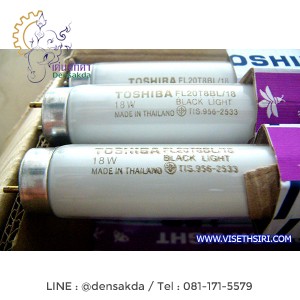 **หลอดไฟดักแมลง TOSHIBA Black Light :FL20T8BL/18 **หลอดไฟดักแมลง TOSHIBA Black Light :FL20T8BL/18
