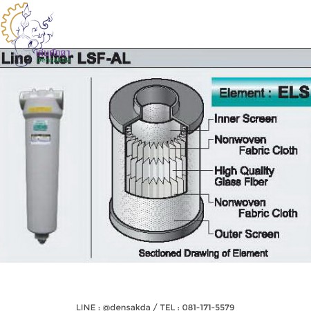 รูปตัวอย่าง Main Line Filter ORION 1 Micron รุ่น : LSF-1300AL