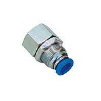 air fitting ข้อต่อลม - SPMF series bulkhead female straight