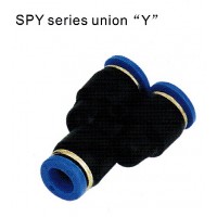 air fitting ข้อต่อลม - **ข้อต่อสายลม 3 ทาง ตัววาย Model : SPY