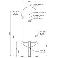 air tank - **AIR TANK 500 Litrees ถังเก็บลม 500 ลิตร