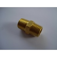 brass fitting ข้อต่อทองเหลือง - **นิปเปิลทองเหลือง (เกลียว นอก- นอก)
