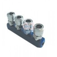 quick coupler ข้อต่อสวมเร็ว - SMM-4 (แบบตรง 4 ทาง)