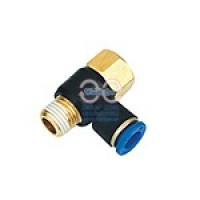 quick fitting plastic ข้อต่อลม พลาสติก - SPHF series female&male swing elbow