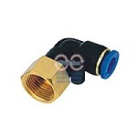 quick fitting plastic ข้อต่อลม พลาสติก - SPLF series female elbow