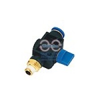 speed controllers ข้อต่อปรับความเร็วลม - HVSF series male pipe switch valve