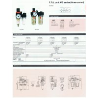 ชุดกรองลม ชุดปรับแรงดันลม ชุดจ่ายน้ำมัน รุ่น AFC2000