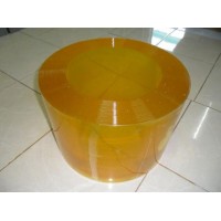 ม่านเหลืองพลาสติก - **ม่านริ้วพลาสติกเหลือง 20 cm หนา 2 mm