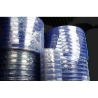 ม่านเหลืองพลาสติก - **ม่านริ้วพลาสติกใสกันกระแทก หน้ากว้าง 30 cm หนา 3 mm