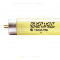 หลอดไฟดักแมลง - ***หลอดไฟไล่แมลง Silver Light Fluorescent Lamp, Deep Yellow, 18W F18T8-DY