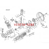อะไหล่ปั๊มลม ฟูเช็ง fusheng - อะไหล่ปั๊มลมฟูเช็ง 3 แรงม้า รุ่น D4-155
