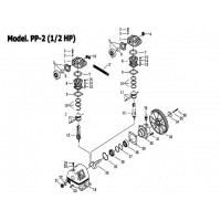 **อะไหล่ปั๊มลมพูม่า 1/2 แรงม้า รุ่น PP-2