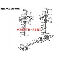 **อะไหล่ปั๊มลมพูม่า 3 แรงม้า รุ่น PP-23 (3 HP รุ่นวาล์ว)